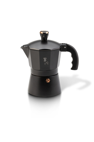 Berlinger Haus Oală espresso 3 căni Colecția Trandafir Negru