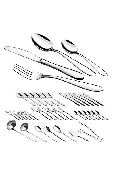 Blaumann 38-piece mirror stainless steel cutlery set