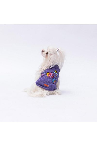 Pawstar Purple Space Time Cat Dog T-Shirt - Cat Dog Apparel