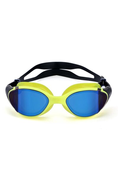 SPEEDO نظارات سباحة بيوفيوز ريفلك مير جوج أو أصفر/دخان للجنسين 8-00233114504