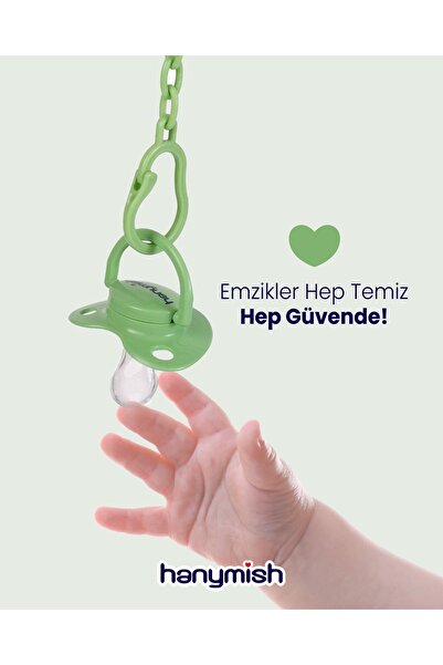 Hanymish Rainbow Damaklı Emzik No:3 Yeşil