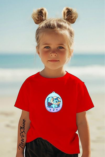 New Shine 1 T-Shirt Is a Gift for Purchases of 6 or More in the Cart - Pokemon Printed Oversize Children's T-Shirt