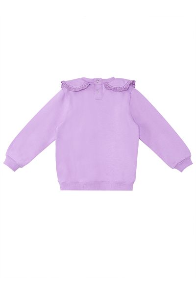 Denokids Zebra-Baby-Mädchen-Flieder-Sweatshirt