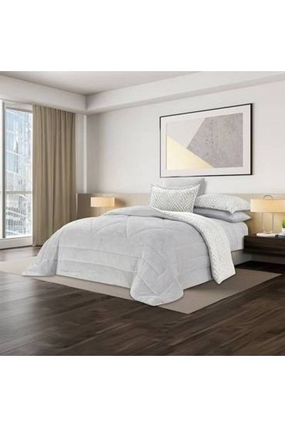 Canon Canon Yara Velvet Double Quilt, 6 Pieces - Fixed Fill