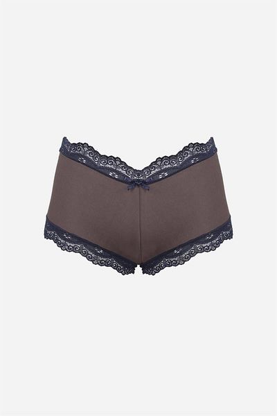 Celira Women's Cotton 2-Piece Boxer Brown 40277