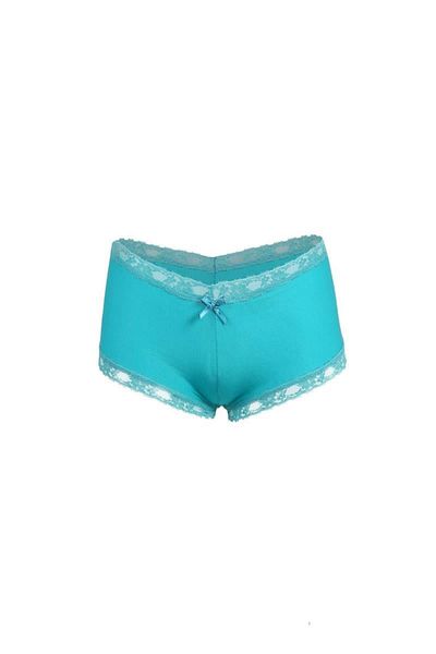 Celira Women's Cotton 2-Piece Boxer Turquoise 40265