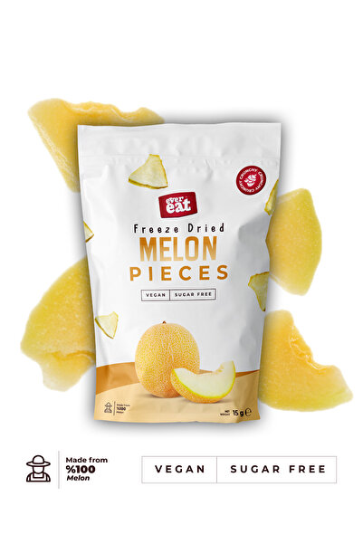 EverEat Kavun Kuru Meyve Cipsi - Dondurularak Kurutulmuş Freeze Dried Çıtır K...