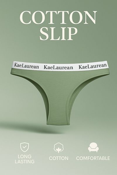 KaeLaurean Women's 5 Pack Elastic Super, Cotton and Leaves No Marks