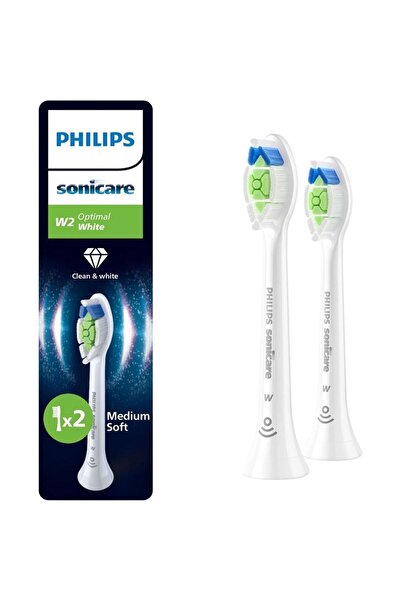 Philips Sonicare HX6062/87 - Optimal White - Sonic Şarjlı Diş Fırçası Yedek Başlıkları - 2'li Beyaz