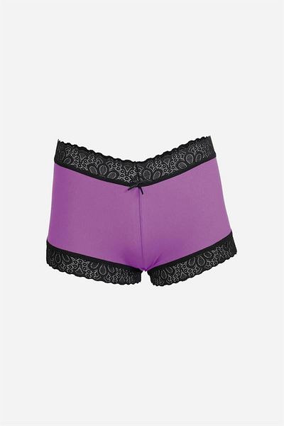 Celira Women's Cotton 2-Piece Boxer Purple 40277