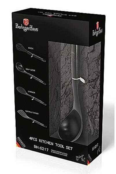 Berlinger Haus Royal Black Collection 4-piece kitchen utensil set