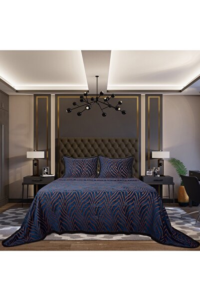 Lidoma Home ELVIRA SONIL SET DUBLU PENTRU CUPLURI țesătură pichet ALBASTRU ÎN...