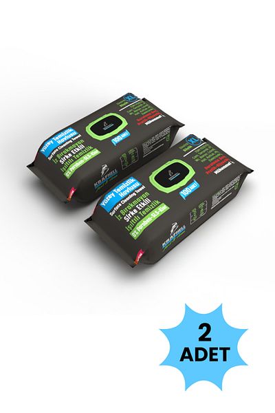 KRAFHELL منشفة تنظيف الأسطح الكبيرة جدًا من Fast & Clean مقاس XL 2x100 (200 ورقة)