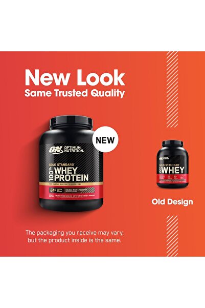 Optimum Nutrition Gold Standard 100% Whey Protein Powder, Double Rich Chocolate, 5 lb (2.27 kg), 74