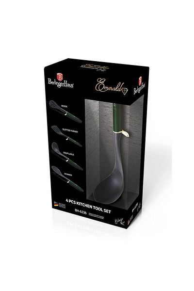 Berlinger Haus Set of 4 kitchen utensils Emerald Collection