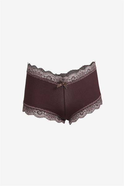 Celira Women's Cotton 2-Piece Boxer Brown 40278