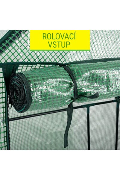 Progarden Garden storage box with entrance 6 shelves 195x73x143 mm