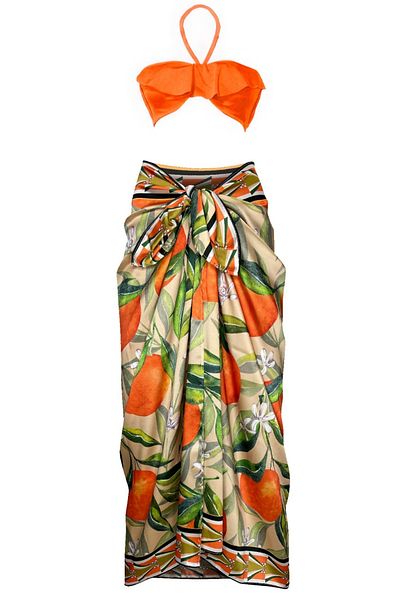 Bolder Stella Orange Season Long Pareo (Not Shows) 100*145