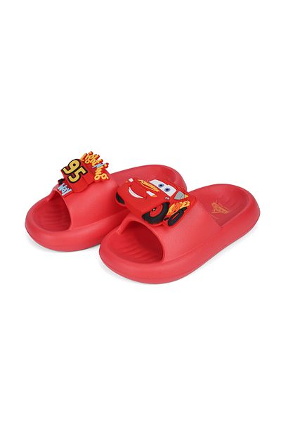 URBAN HAUL Boys Disney Cars Print Slip on Sliders For Kids Suitable for Daily Use