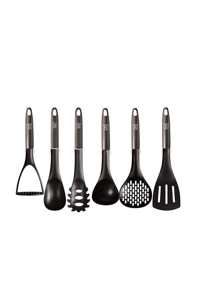 Berlinger Haus Kitchen utensils with wall mount 7 pcs Carbon PRO Line