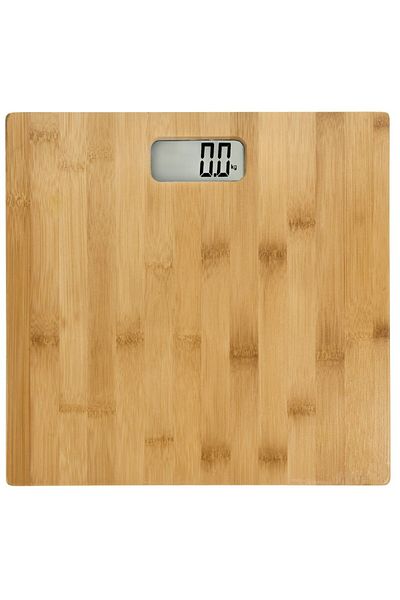 Excellent Houseware Cantar personal digital 180 kg BAMBOO