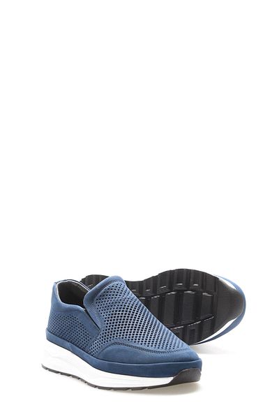 Ayakkabıhane Inside and Outside Genuine Nubuck Leather Denim Men's Casual Shoes Ah 088561315115
