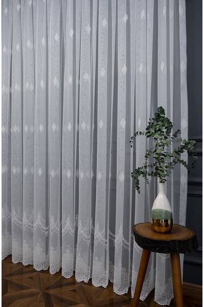 Brillant Perdea din tul plisată în 3 straturi - Design model pentru sufrageri...