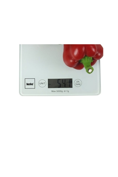 KELA Keck Lang Digital kitchen scale 5 kg PINTA white