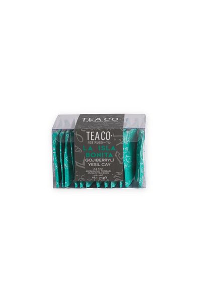 Tea Co La Isla Bonita - Green Tea Muslin Tea Bag with Gojiberry
