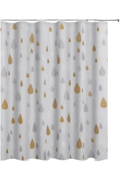 Generic Shower Curtain for Bathroom 178x183CM with 12 PCS Plastic Hooks