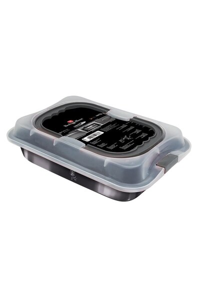 Berlinger Haus Portable baking tray with lid 36.5 x 24.5 cm Carbon PRO Line