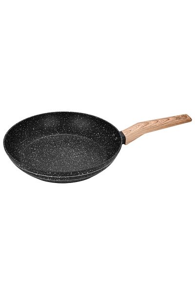 Auroware Non Stick 20 CM Fry pan Black, Forged Aluminium, 3 Layer Marble Coating, Dishwasher Safe