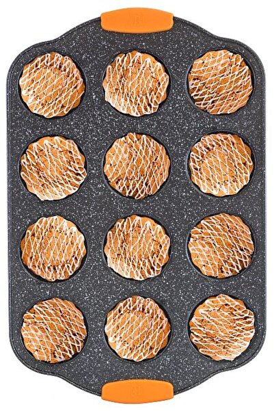 Berlinger Haus Muffin tin 12 pcs. silicone handles Granit Diamond Line