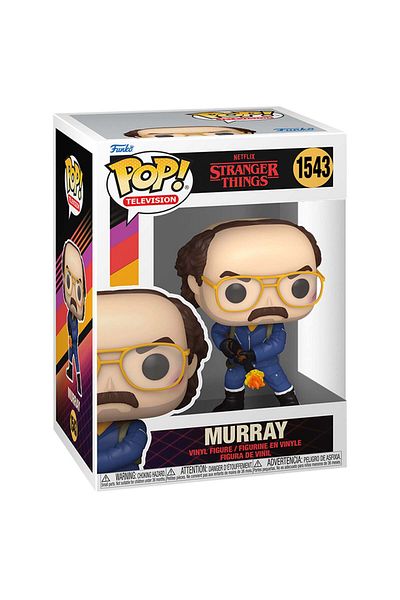 Funko Pop! Tv: Stranger Things S4 - Murray with FT