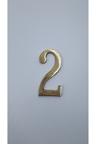 Kalender Döküm Brass Number 10 cm No:2