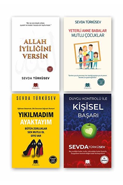 Parana Yayınları Sevda Türküsev - 4 Kitap Takım