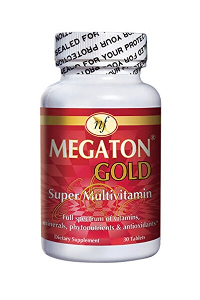 Natural Fervor ميجاتون جولد سوبر ملتي فيتامين 30 قرصًا مجموعة كاملة من الفيتا...