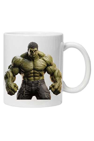 OEM Εξατομικευμένη λευκή κούπα "Hulk", INOVATIX®️. 330ml
