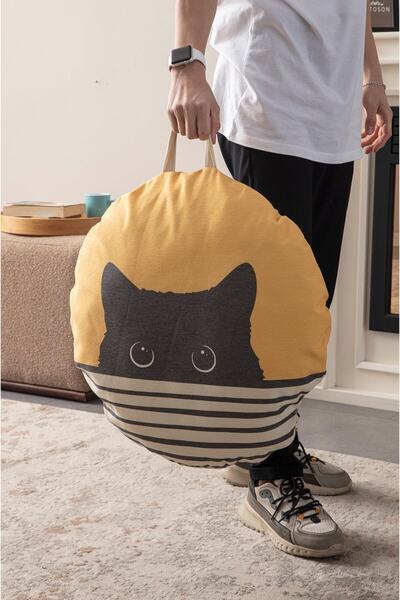 Ottoson Dekoratif Çok Amaçlı Iç Dolgulu Yer Minderi