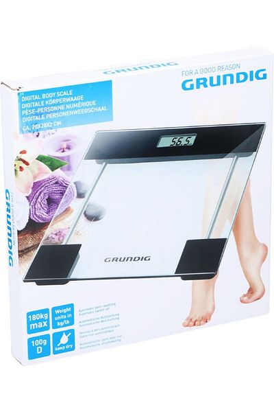 Grundig GRUNDIG glass personal scale 180 kg