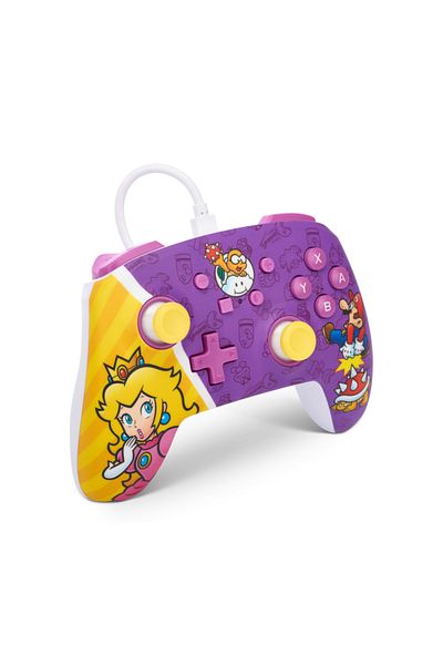 Powera Princess Peach Battle Enhanced Wired Controller Nintendo Switch