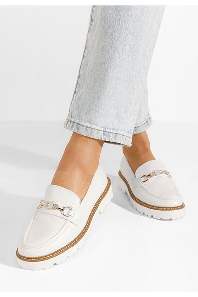B T Shoes Mocasini dama eleganti Aelle albi