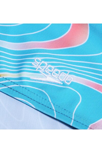 SPEEDO Boy's V-Cut Digital Allover Aquashort Swimwear