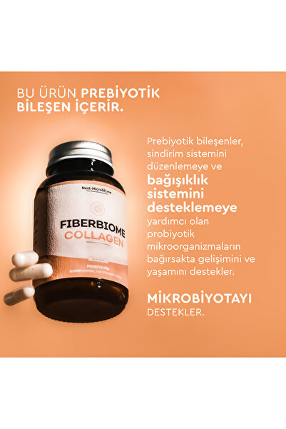 Next Microbiome Fiberbiome-collagen Kolajen Ve Prebiyotik Içeren Takviye Edici Gıda