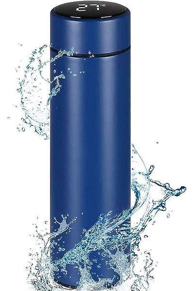 Others Travel Mug Stainless Steel Frewalk, 500ml with LED Temperature Display, Blue