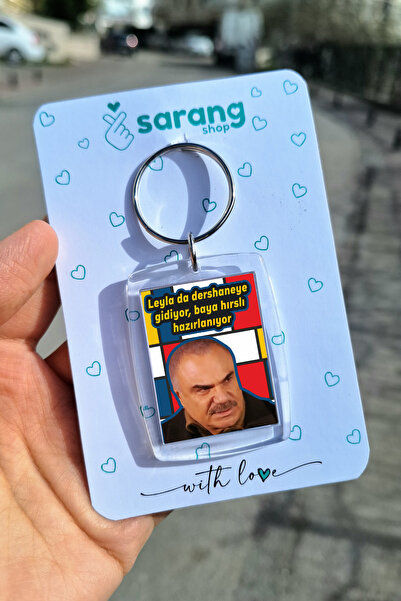 SARANG Şeffaf Çerçeve Anahtarlık - Leyla Da Dershaneye Gidiyor Yaprak Dökümü ...