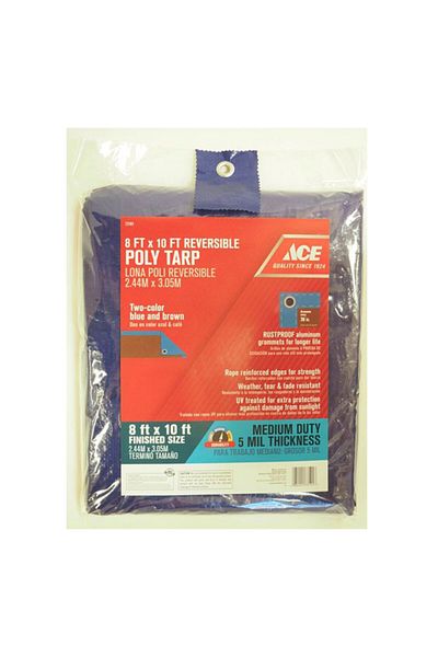 ACE Multi Duty Polyethylene Tarp for Gardens and Lawns 8 x 10ft