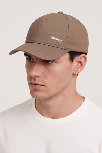 Slazenger Μπεζ λογότυπο Panther Trending Pencişesi Καπέλο cltคลsชlc Lifestyle Cap