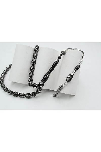 Skygo Oltu Stone Beyzi Model Dot Fountain Nightingale Embroidered Rosary