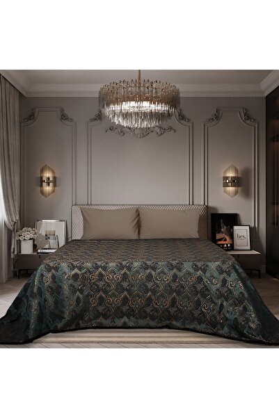 Lidoma Home Set EVA CIFT KISILIK țesătură pichet / Verde fără pernă